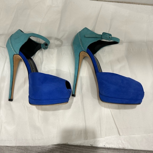 Giuseppe zanotti sharon blue platform sz 6 - Picture 11 of 16